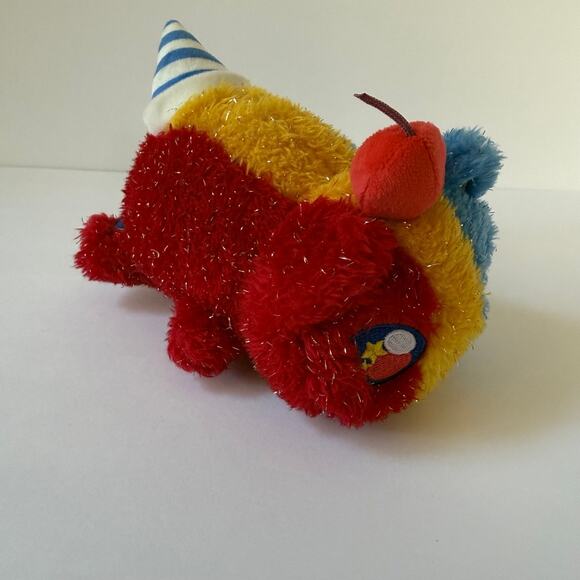 APHMAU Meemeows Snow Cone Cat 6.5” Carnival Treats Plush Red Blue Yellow EUC - Picture 3 of 11